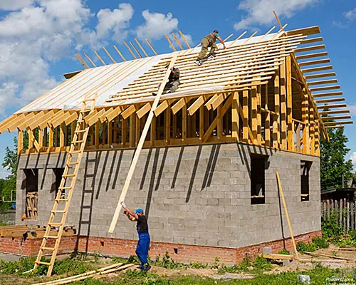 Строительство крыши